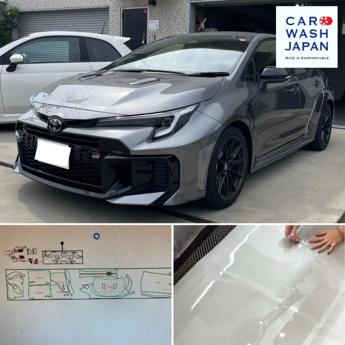 GRカローラのフルマットPPF その1 Full body PPF for GR Corolla Day1